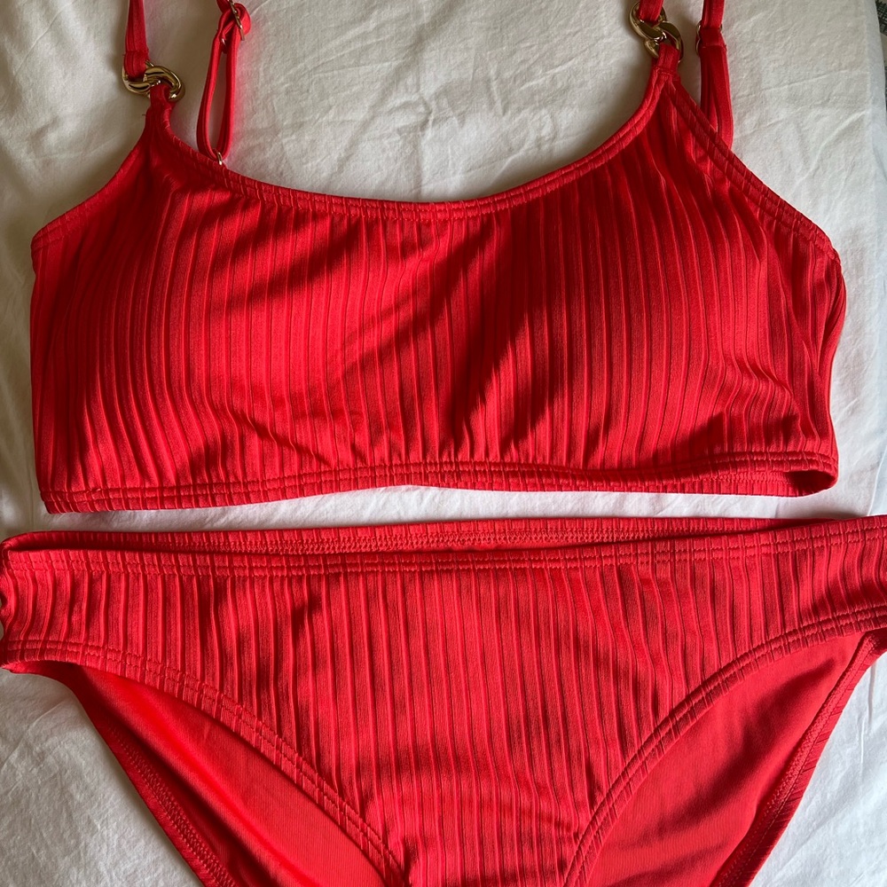 Michael Kors Coral Bikini Set